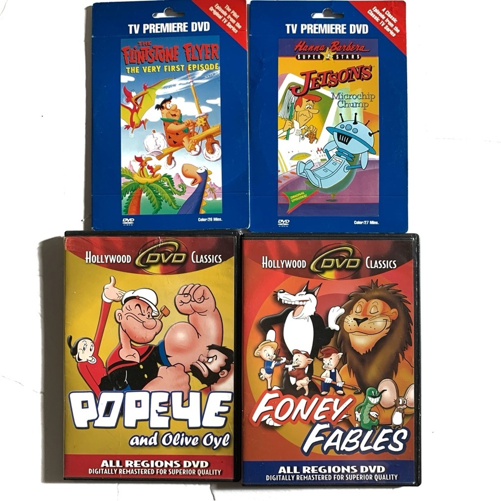 Classic Cartoon DVD Movies Bundle